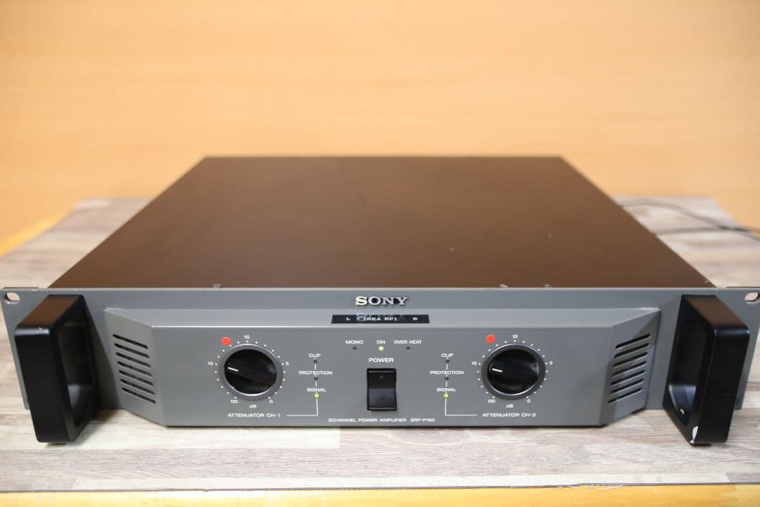 ②SONY　プロ用パワーアンプ
