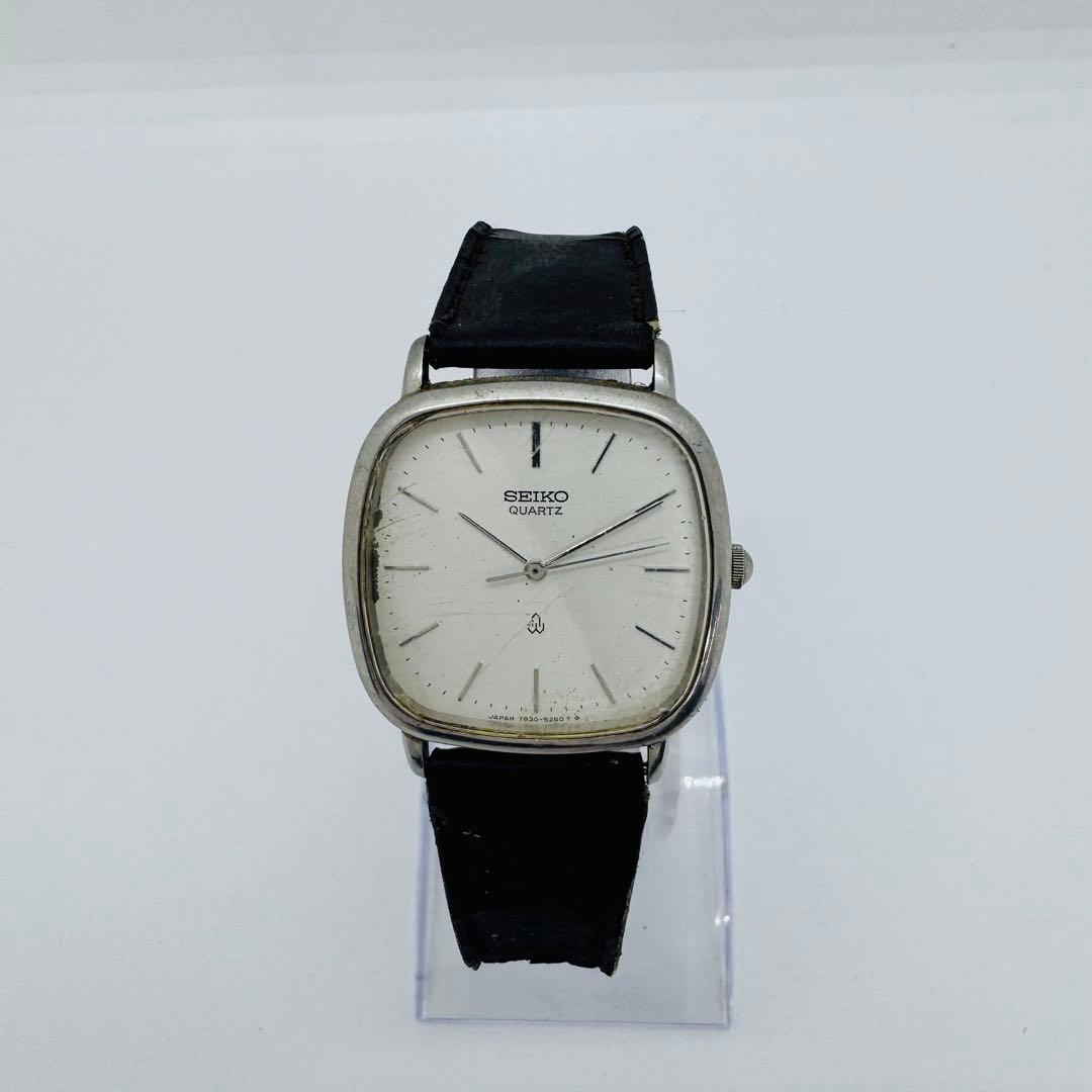 ✨SEIKO✨セイコー✨クォーツ✨ホワイト文字盤✨7830-5220✨腕時計✨