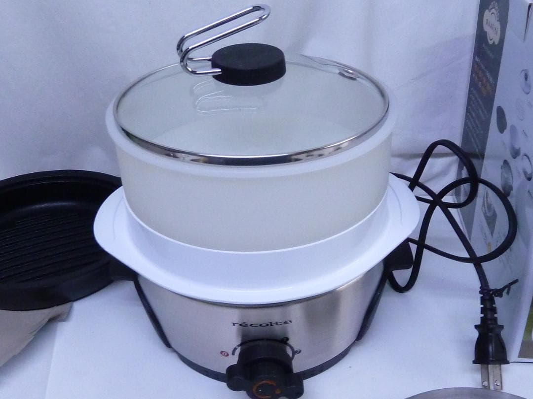 ★レコルテ　ポットデュオ　カリテ　RPD-2QS　シリコンスチームセット付