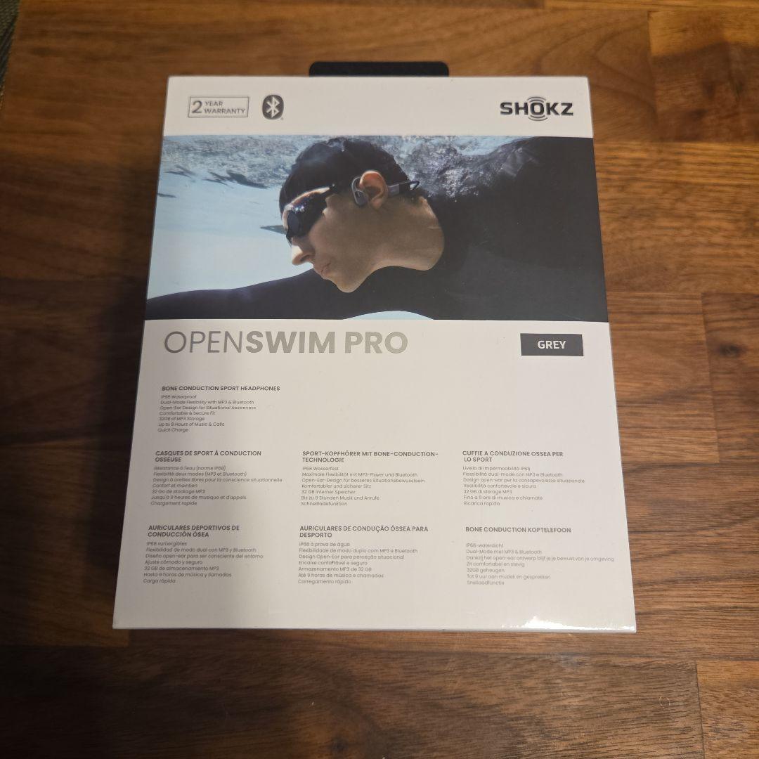 SHOKZ OPEN SWIM PRO グレー