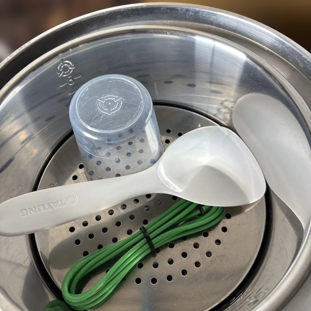 大同電鍋 6合 Mサイズ 外鍋アルミ製 白色 蒸し料理 炊飯器 セイロ付