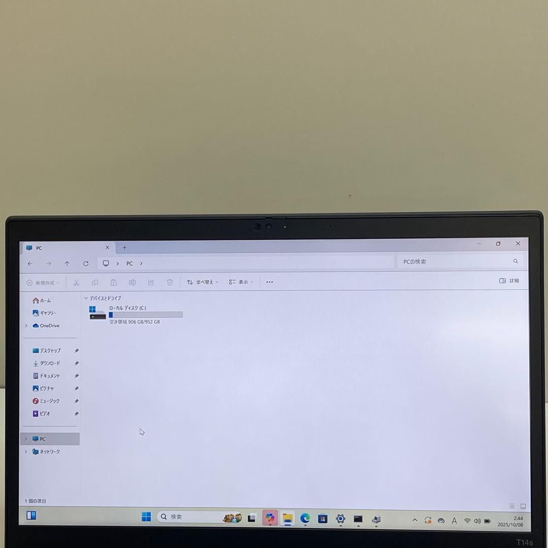 Windowsノート本体 #306 ThinkPad T14s i7-1185G7 16GB SSD1TB