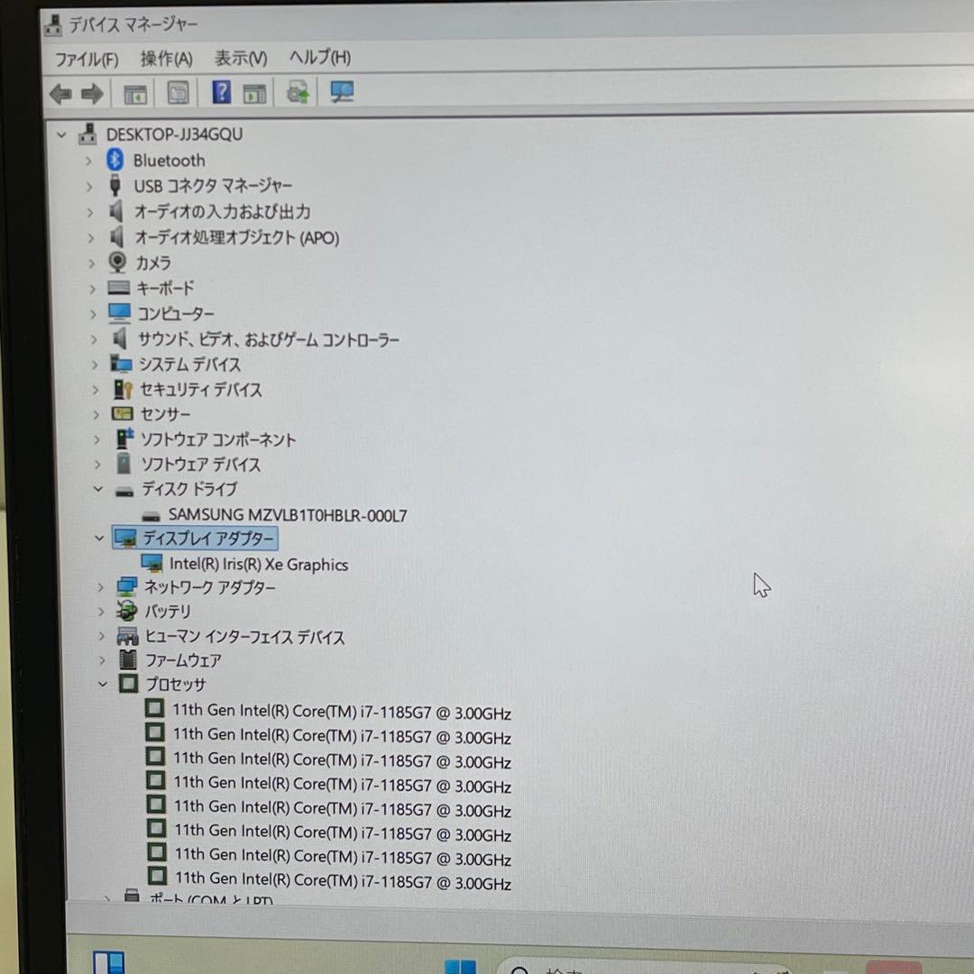 Windowsノート本体 #306 ThinkPad T14s i7-1185G7 16GB SSD1TB