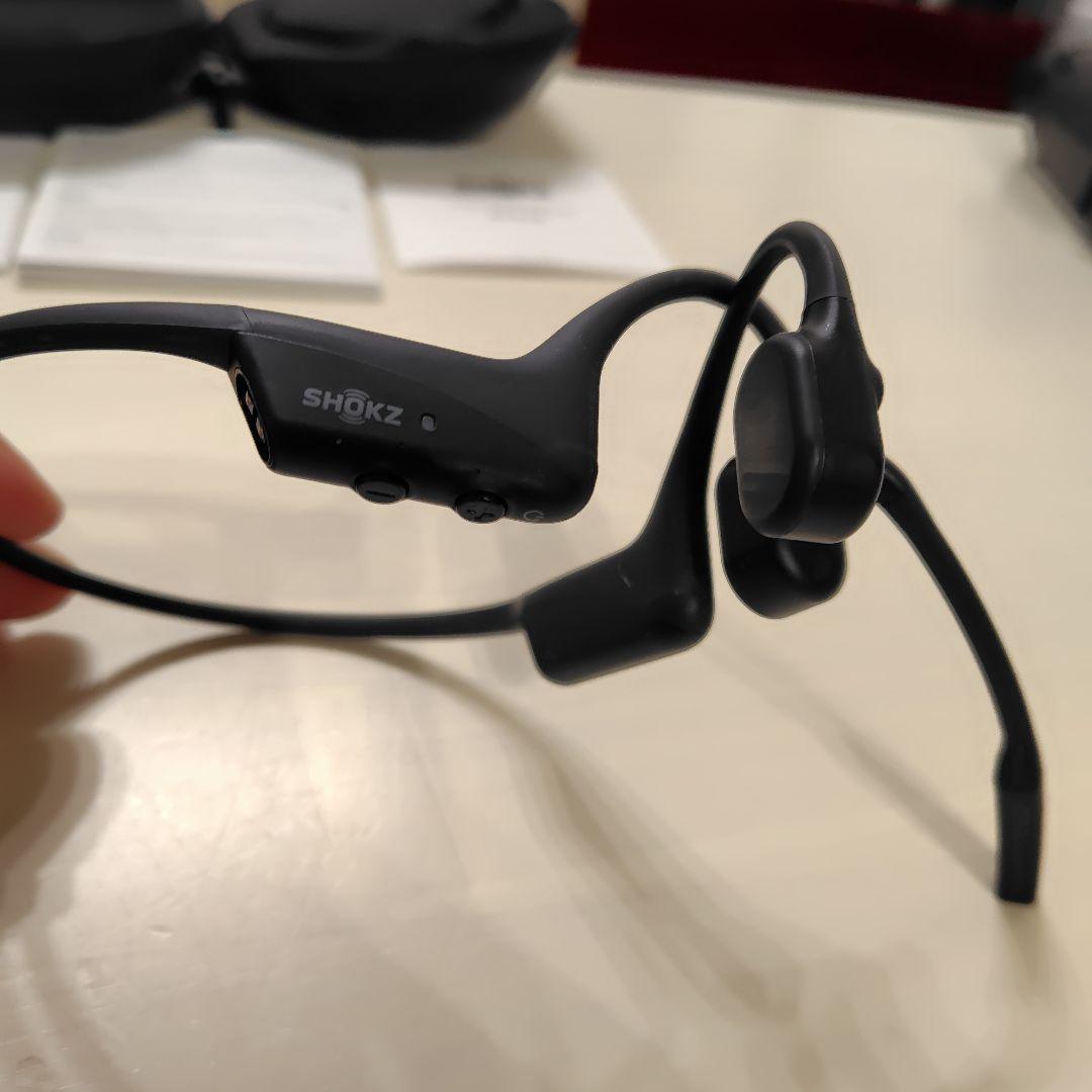 SHOKZ OPENCOMM2 骨伝導イヤホン ワイヤレスマイク