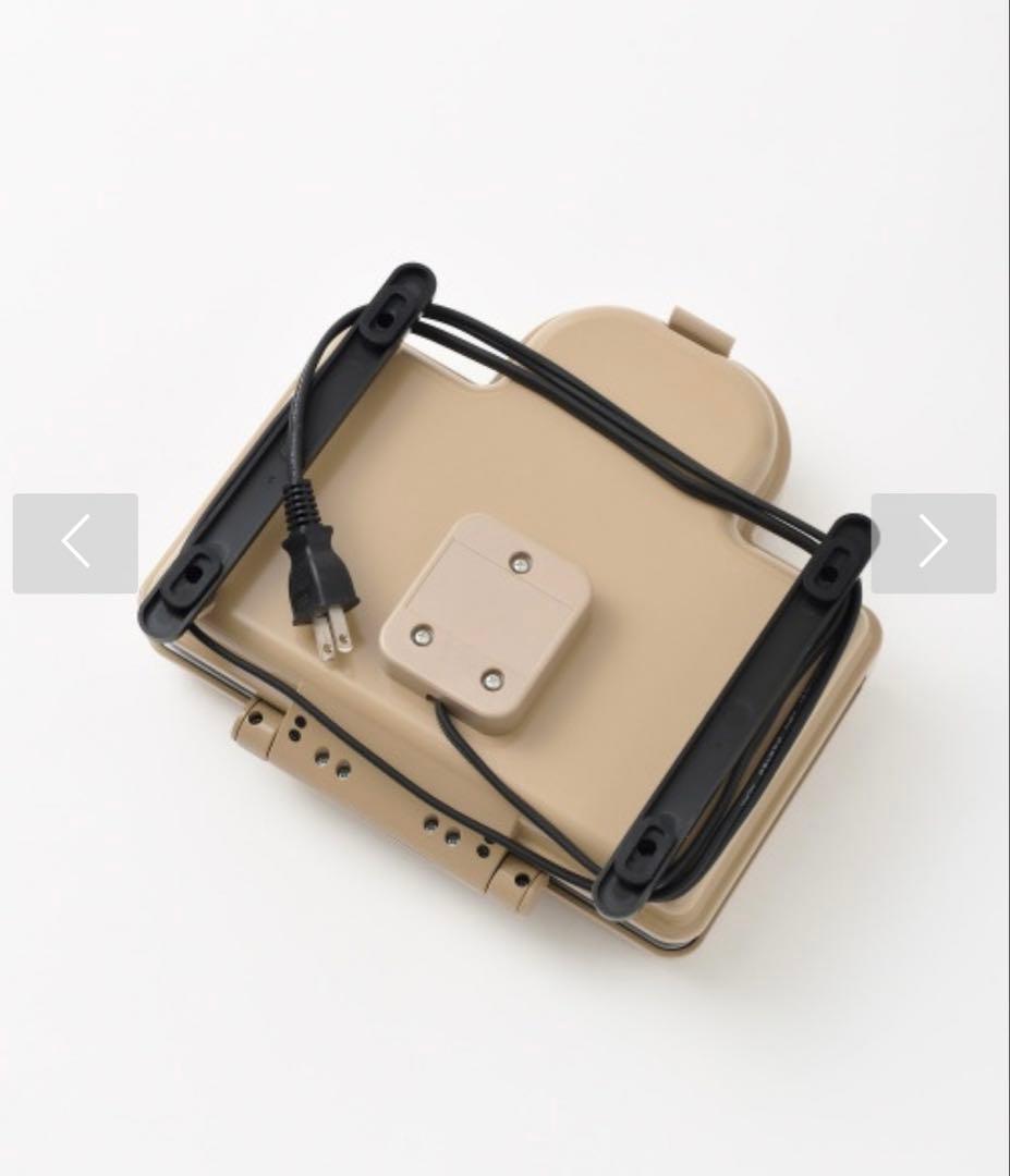 (新品)BRUNO ホットサンドメーカー ダブル ベージュDISNEY ミッキー