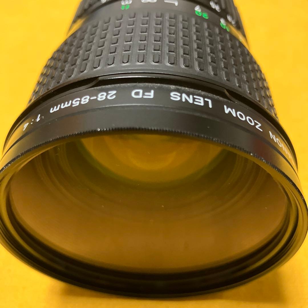 完動品キャノンFTB-QLブラックボディ+ズームレンズFD28-85mmセット