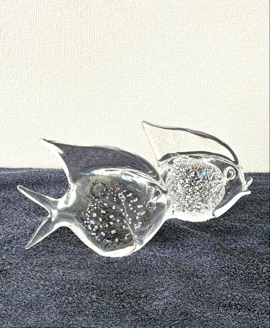 V.Nason&C MURANO ITALY ガラスアート　エンゼルフィッシュ