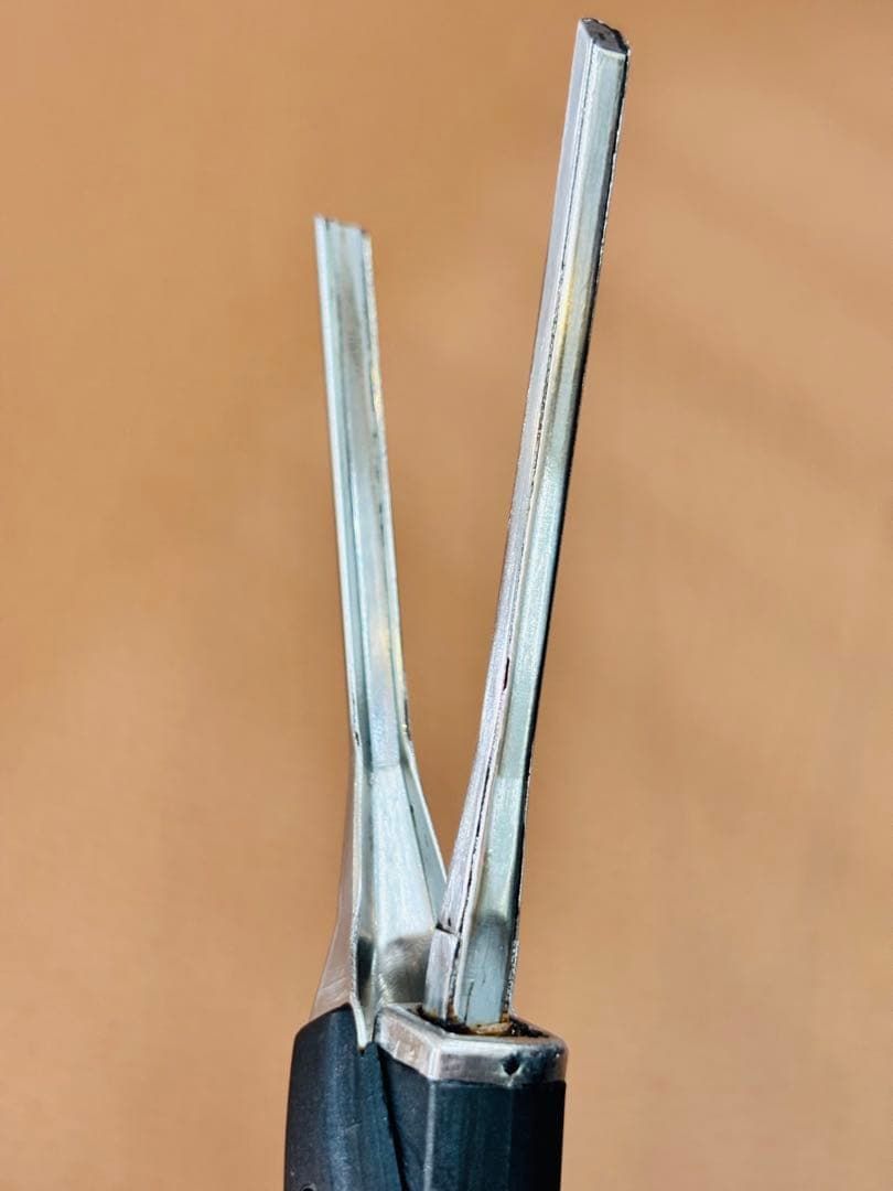 美品LENZ 【α-3】レンツアイロン 5角3㎜アイロン　理容アイロン