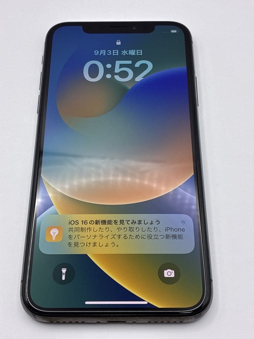 iphone x バッテリー72% 美品 動作良好