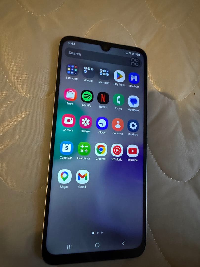Samsung スマートフォン 本体 ホワイトA05s