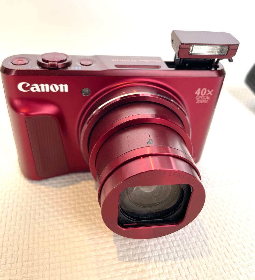 Canon SX720 HS 赤 コンパクトデジタルカメラ 充電器付き