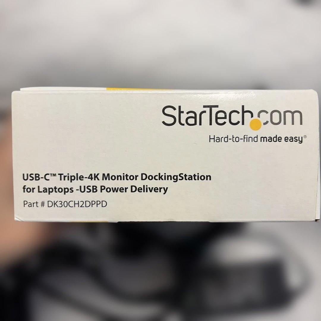 StarTech ドッキングステーション トリプルモニタ／4K　Type-C