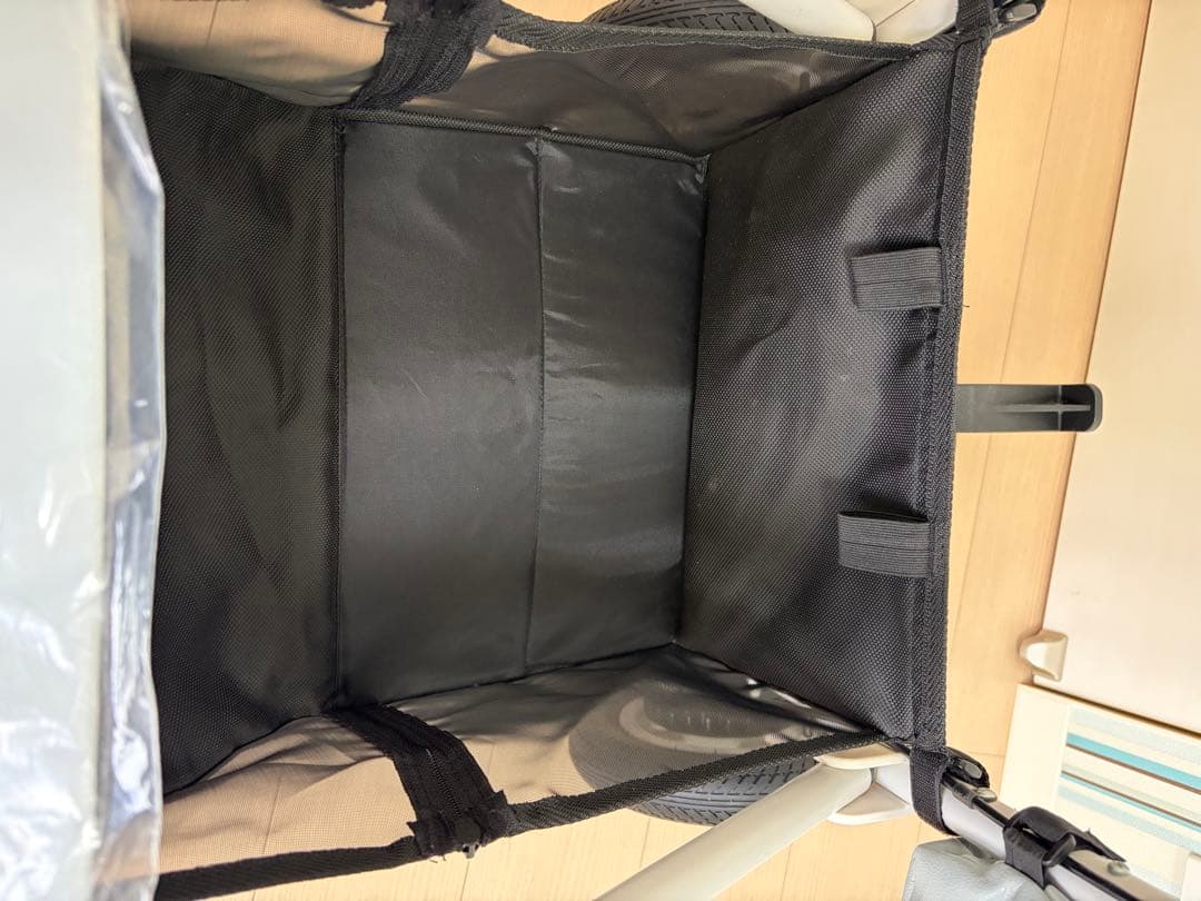 コット付属品は新品　エアバギーペットカート　DOME3 スモール　アースグレー