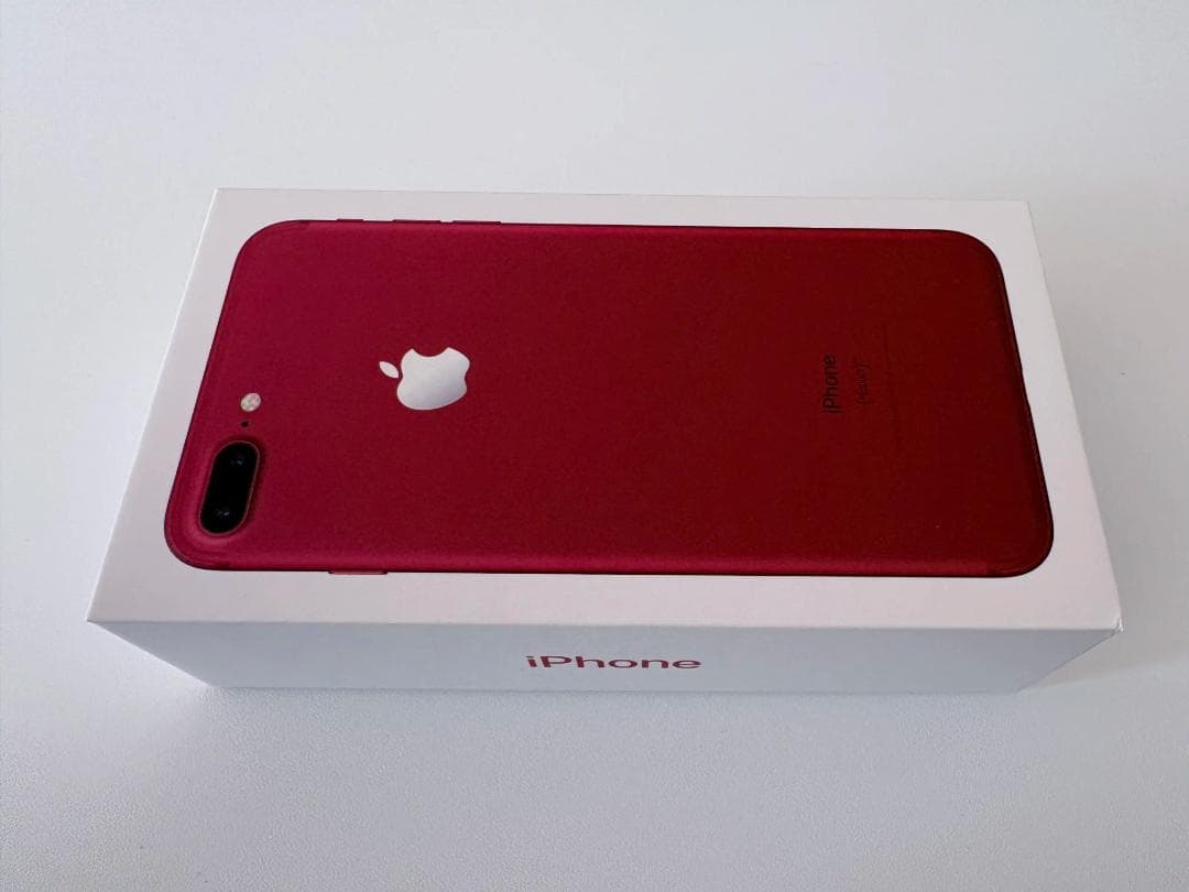 iPhone 7 Plus レッド 128GB + バッテリー「新品」