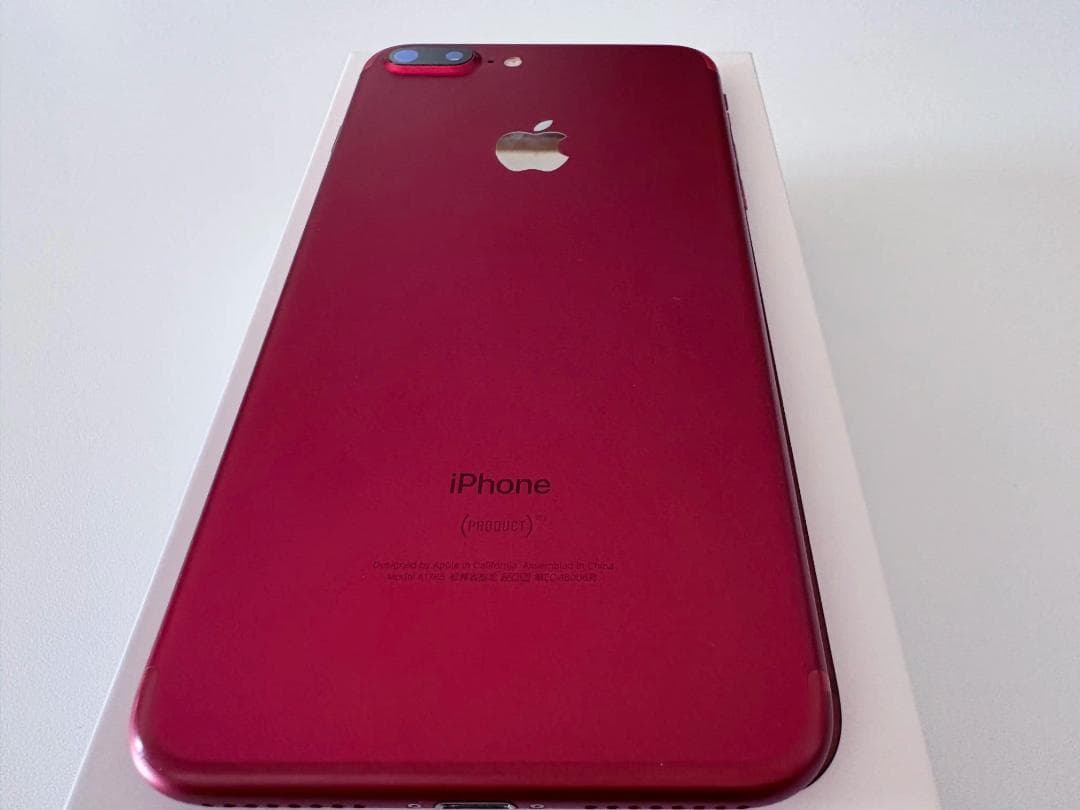 iPhone 7 Plus レッド 128GB + バッテリー「新品」