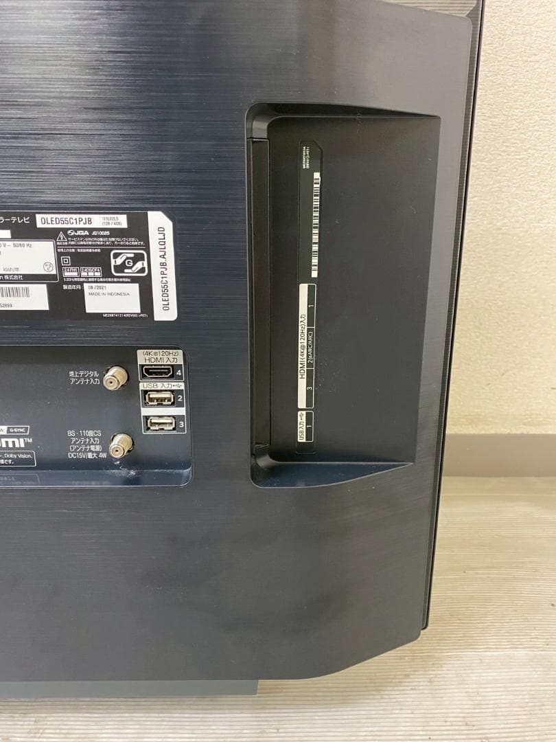 有機ELテレビ LG 55V 2021年製 OLED055C1PJB F15f