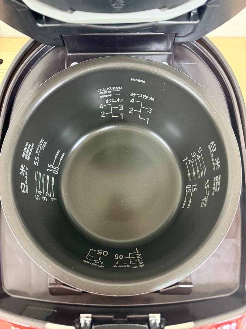 日立 IH炊飯器 RZ-TS102M 1.0L 2019年製 打込鉄釜