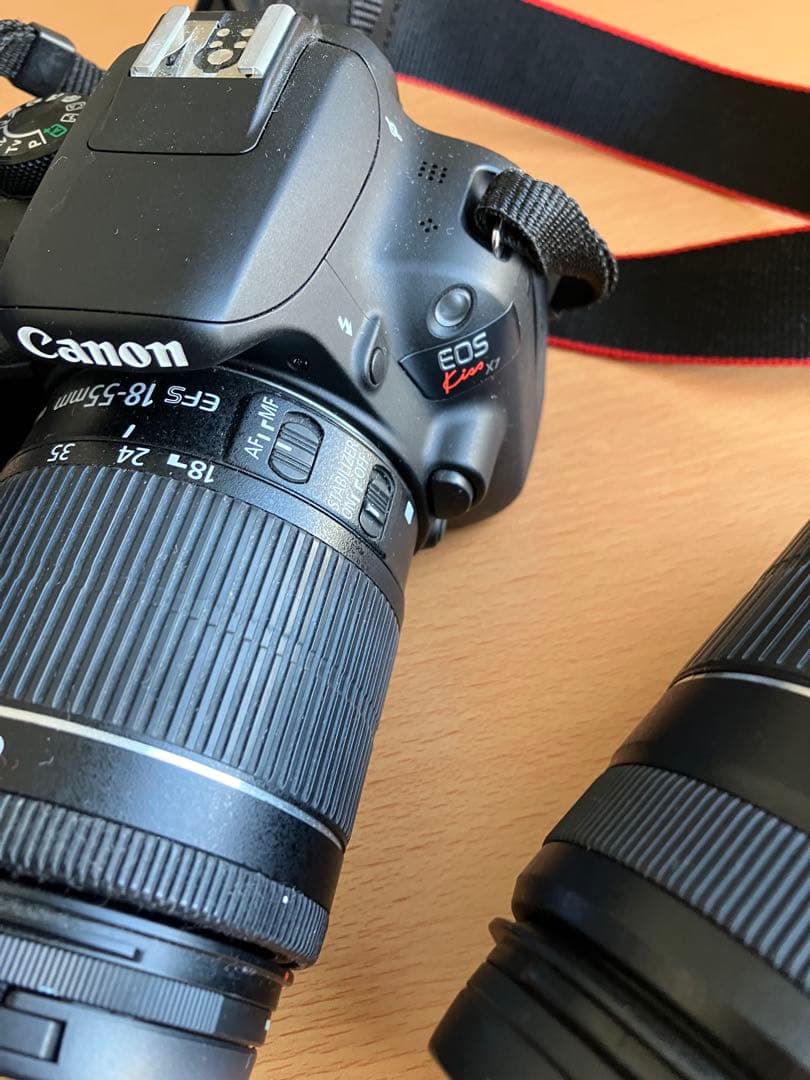 【全込】Canon EOS Kiss X7 ダブルズーム バッグ付
