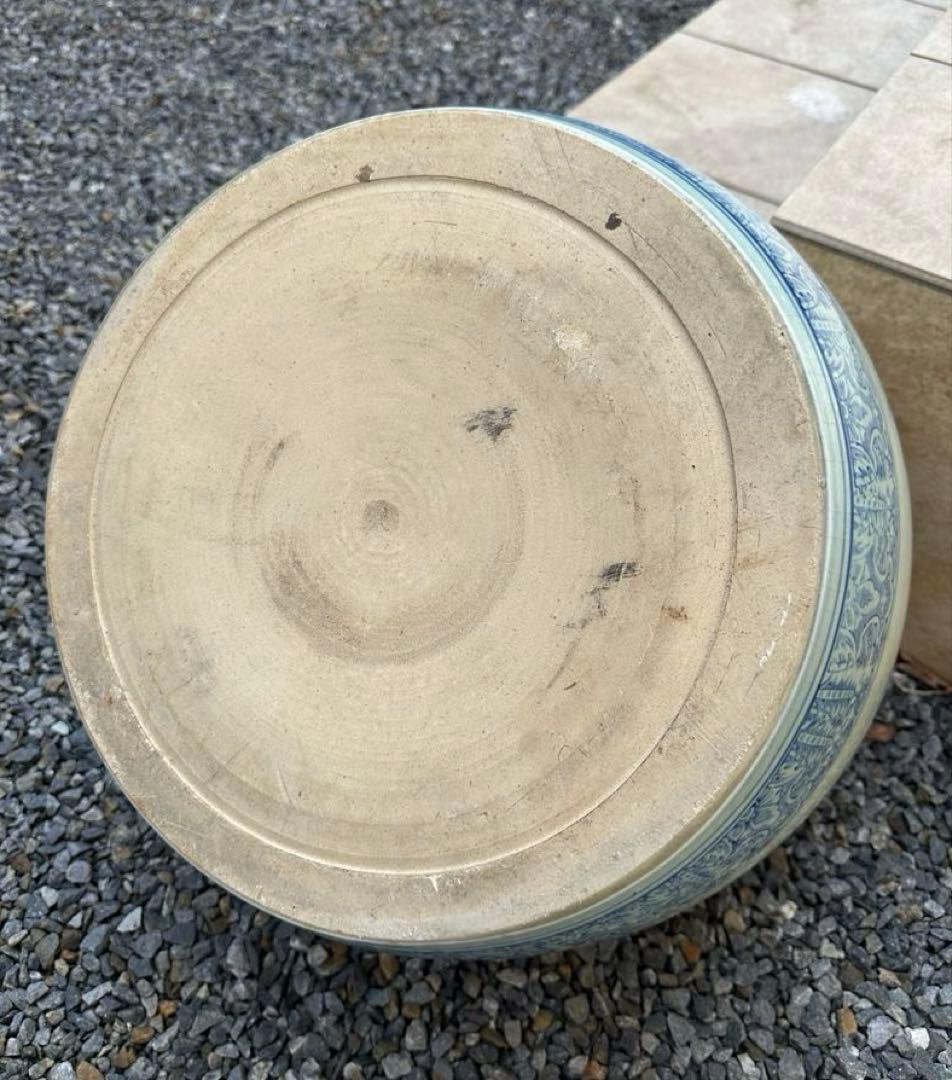 ◼️出品4/5(日)迄◼️骨董品◼️火鉢　昭和レトロ　アンティーク　大正　金魚鉢