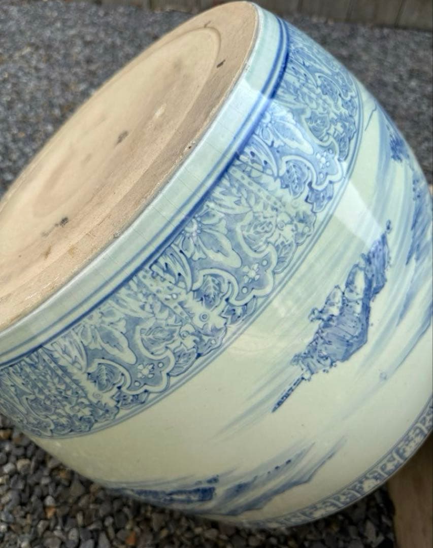 ◼️出品4/5(日)迄◼️骨董品◼️火鉢　昭和レトロ　アンティーク　大正　金魚鉢