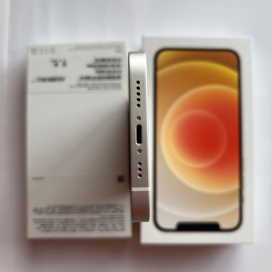 【美品✨】iPhone12 64GBホワイトSIMフリー箱あり