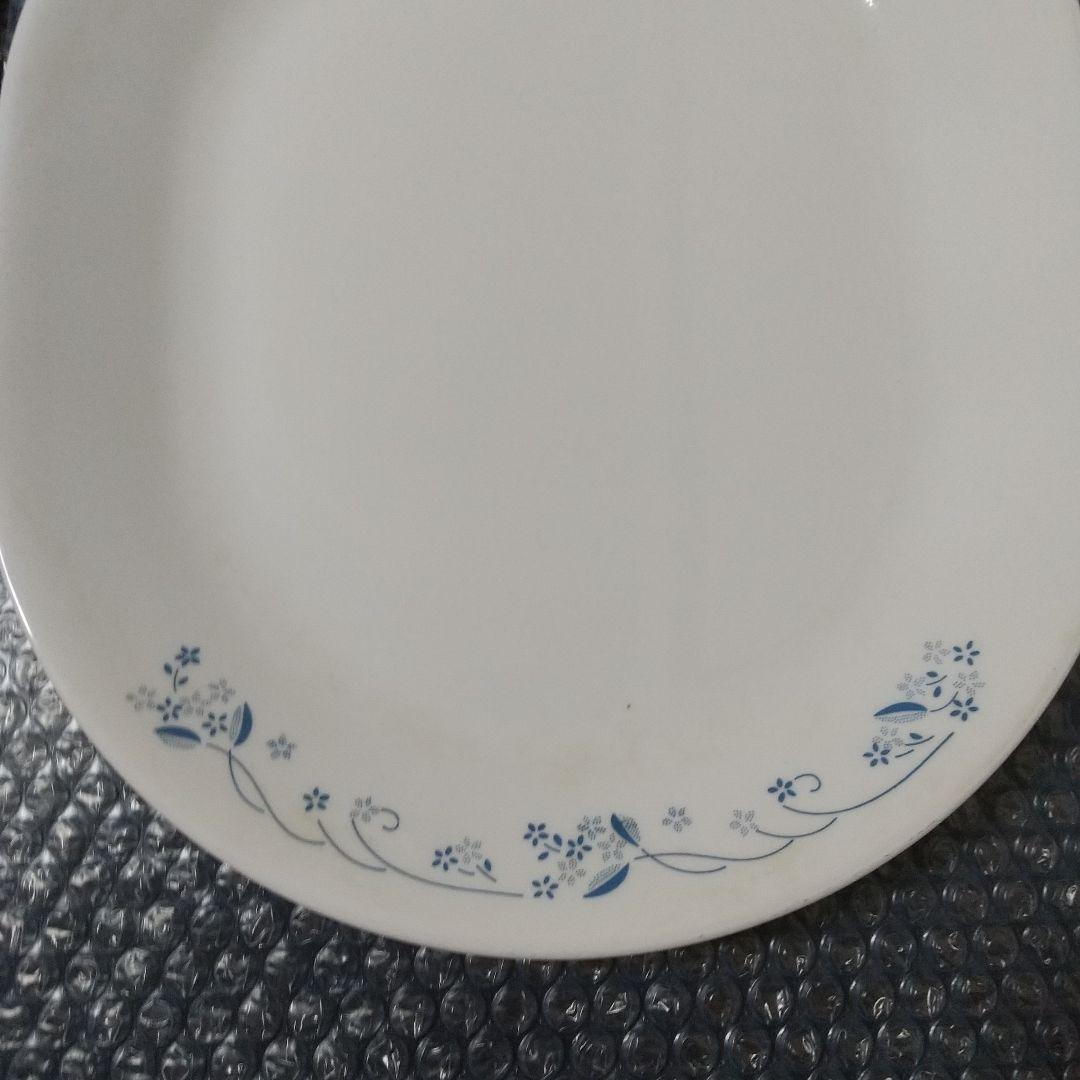 Corelle 楕円形盛り皿 プロブィンシャルブルー