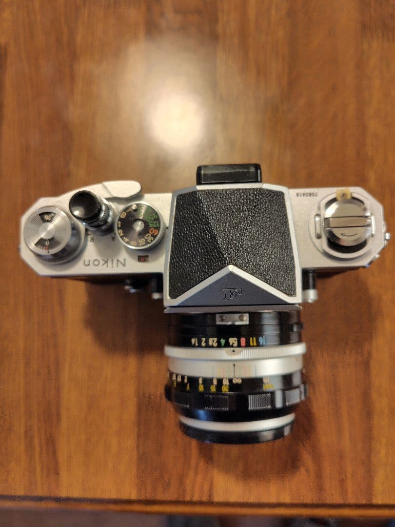 OH済み美品 ニコンFアイレベル AR-1付属＋50mm f1.4レンズ付き