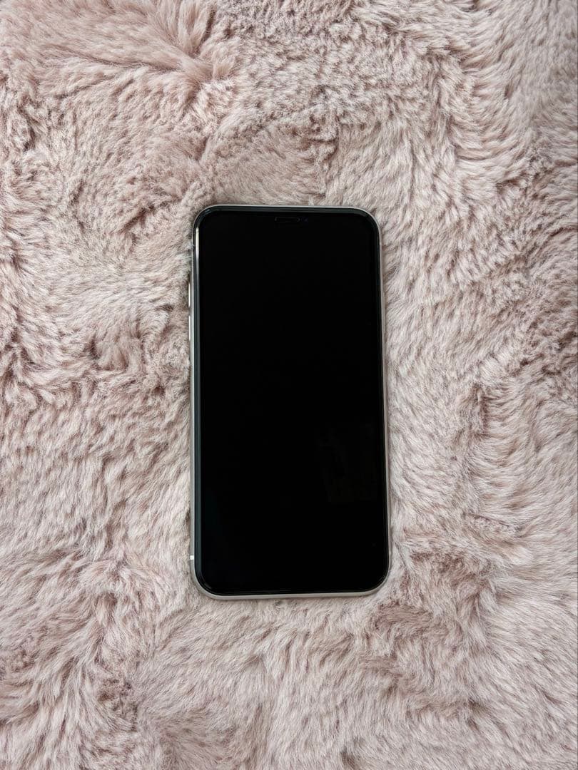 iPhone11 128GB ホワイト SIMフリー バッテリー71% 箱付き