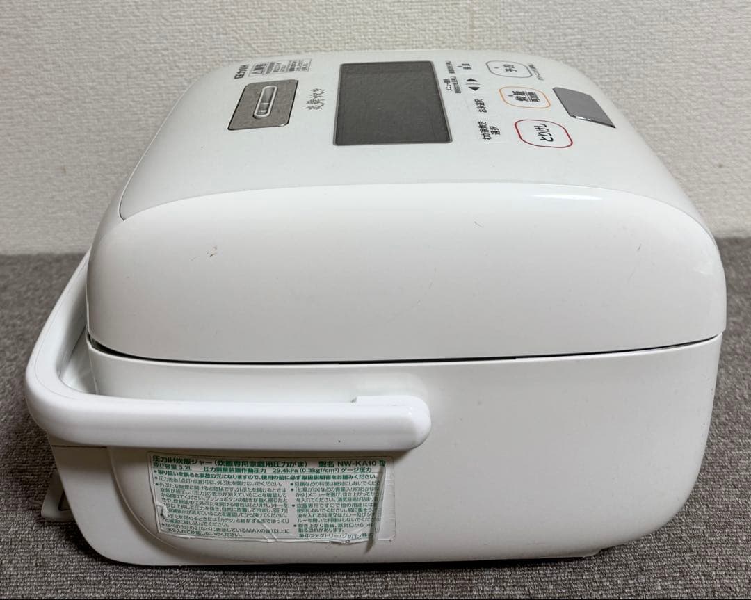 象印 炎舞炊き 圧力IH炊飯ジャーNW-KA10 動作保証