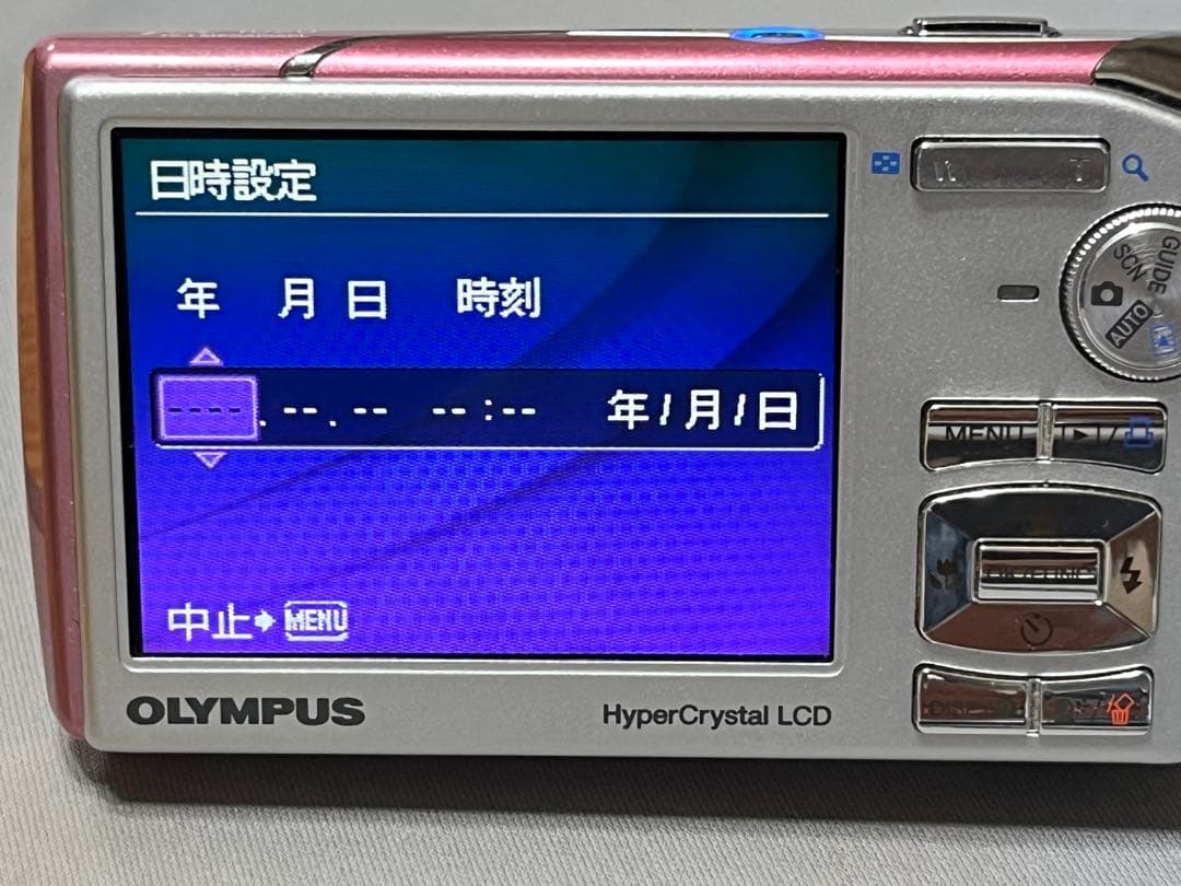 OLYMPUS μ1020 デジタルカメラ　ピンク※ピクチャーカード付き