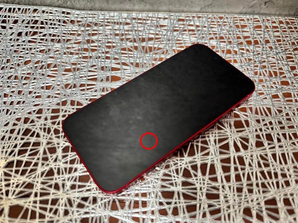 美品 iPhone 13 red レッド 128GB 82％
