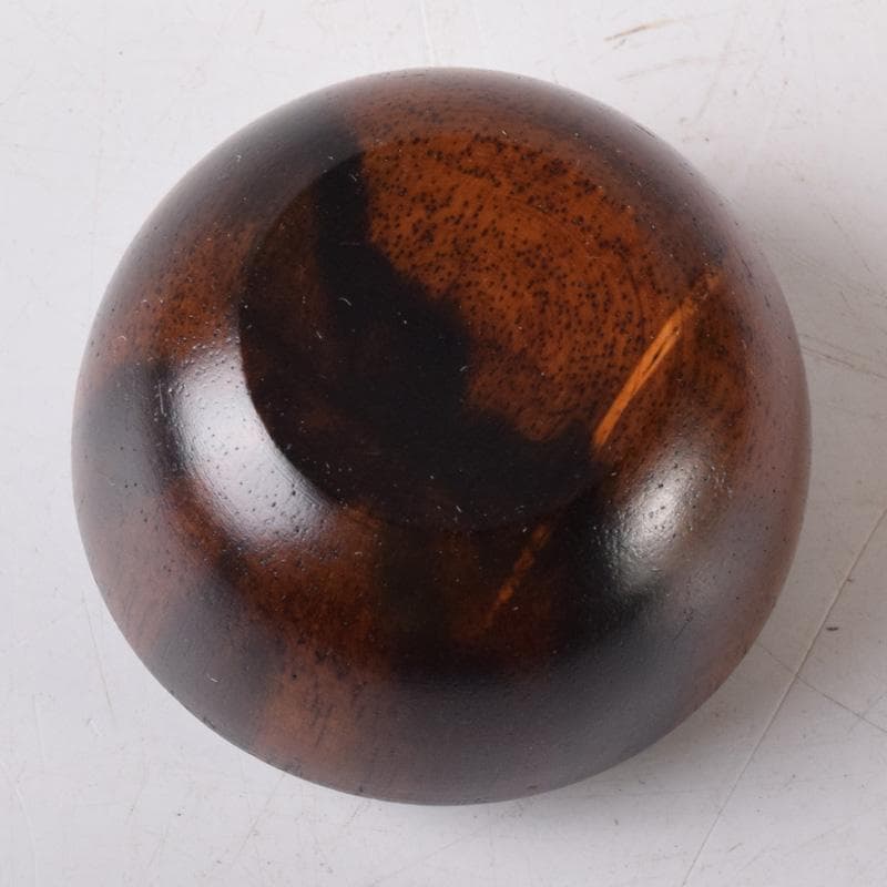 茶道具　黒柿製　茄子　香合　C　7517