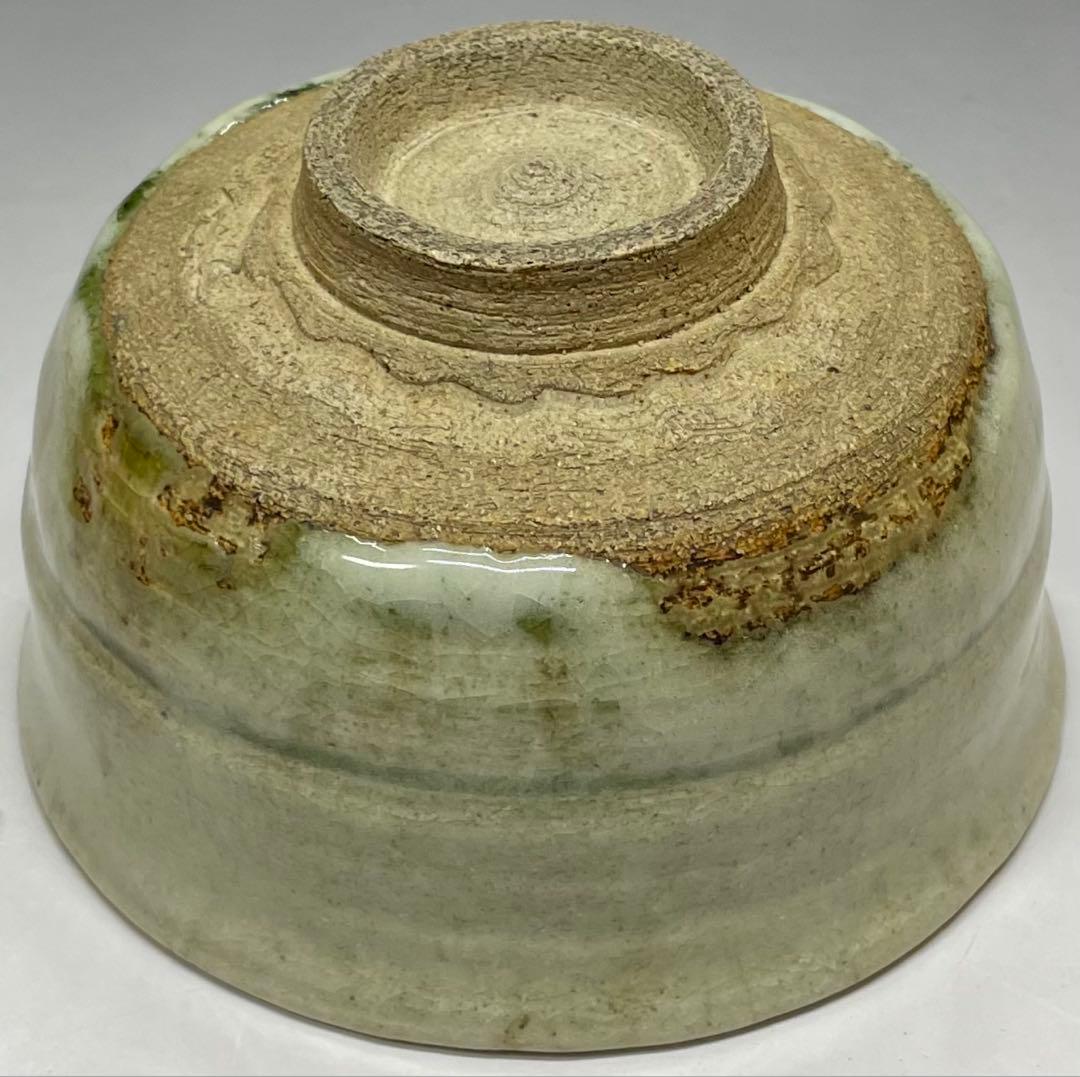 三重県指定無形文化財　菊山当年男　伊賀焼　古伊賀　茶碗　時代箱　四方桟共箱　r5