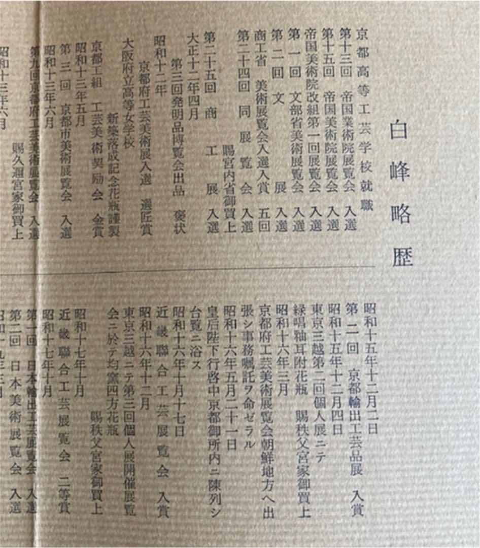 壺 白峰作