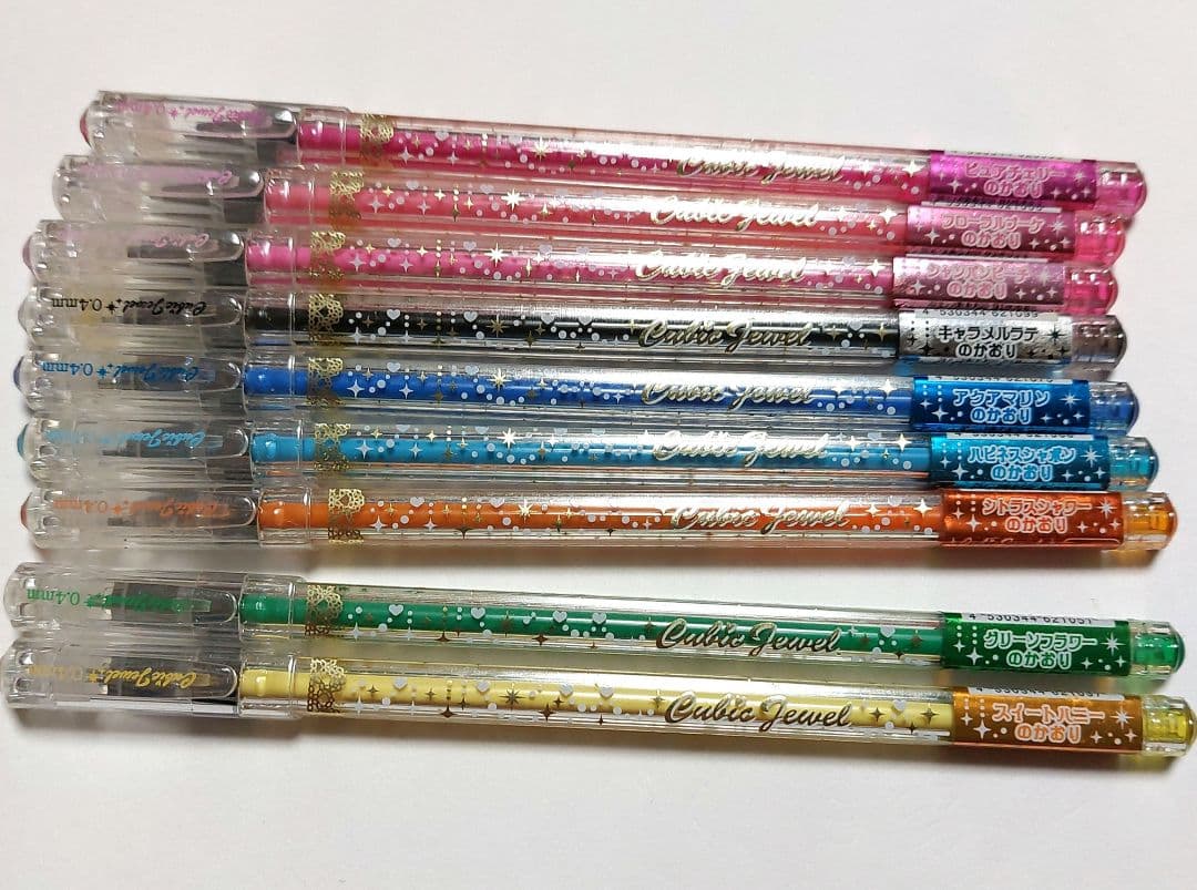 【クーリア】キュービックジュエル香り付きペン９本セット