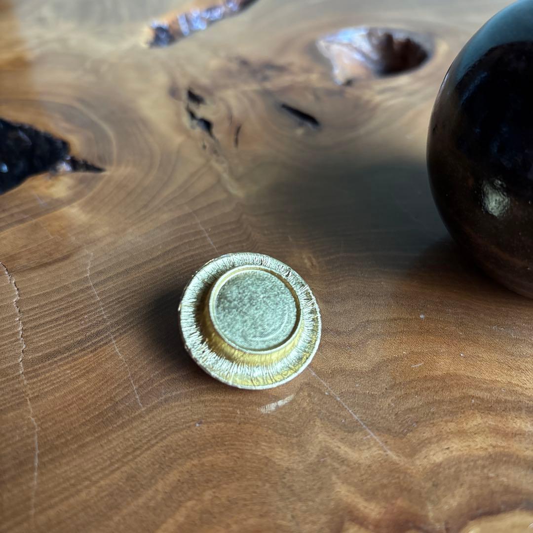 珠光文琳写茶入 鐵山造 仕覆付 共箱 茶道具