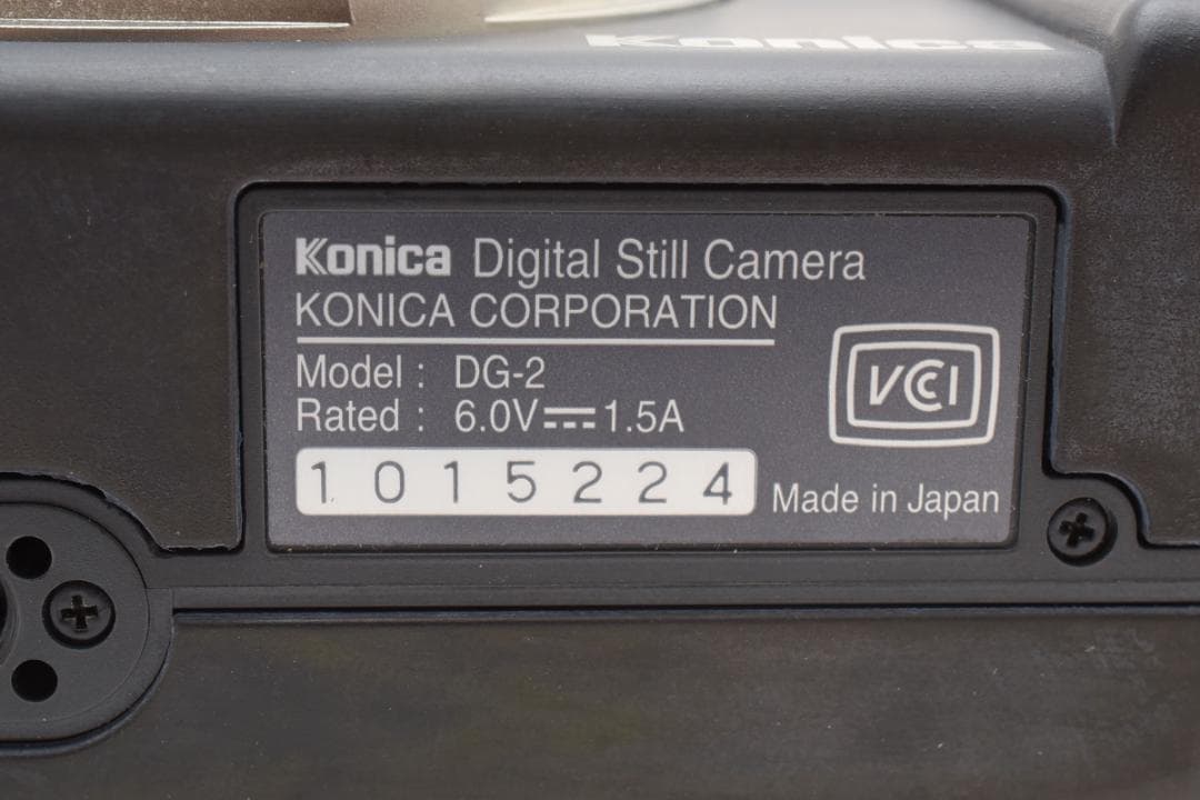 【動作好調】 KONICA コニカ DG-2 デジタル現場監督 カメラ