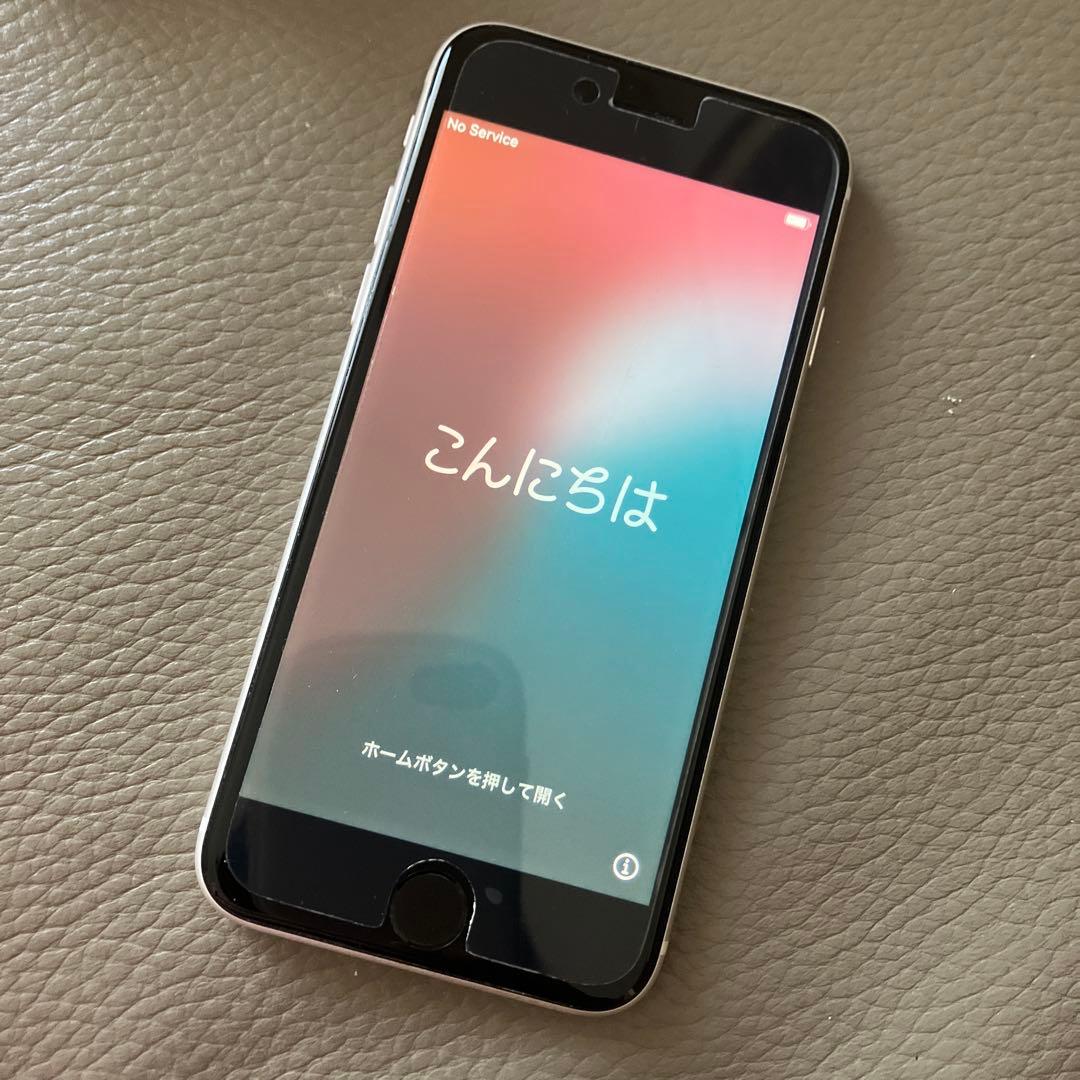 【美品】 iPhone SE (第3世代) SIMフリーバッテリー88％白