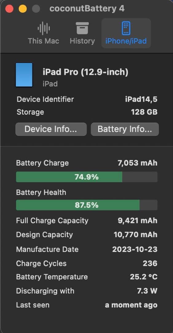 iPad Pro 12.9 第6世代 128GB Apple Pencil付