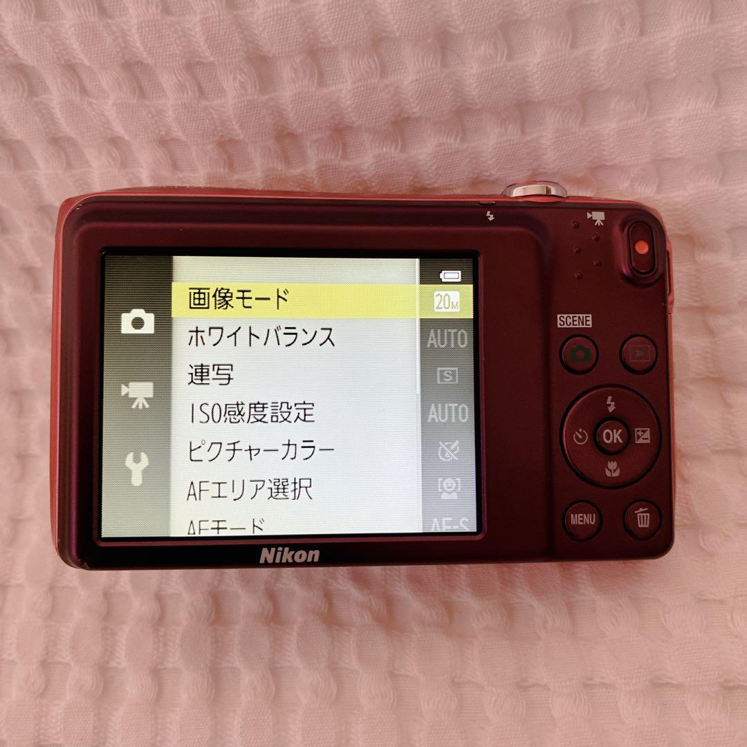 【美品✨】ニコンNikon COOLPIX S3500 ストロベリーピンク箱付き