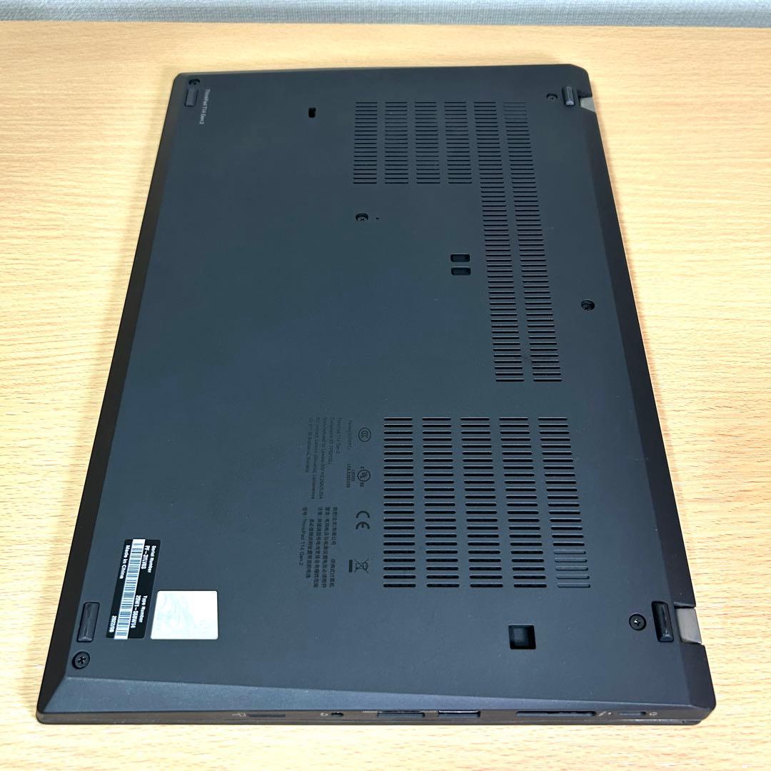 美品 Lenovo ThinkPad T14 Gen2 i5 16GB 14型