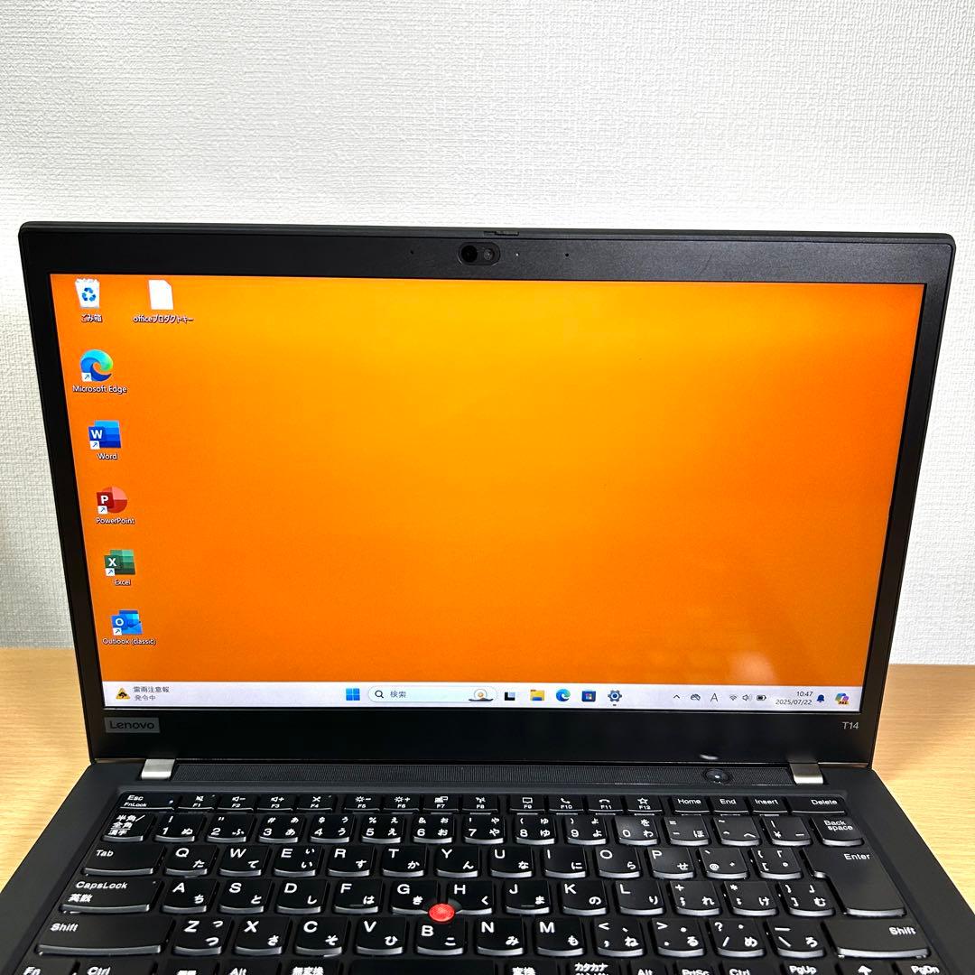 美品 Lenovo ThinkPad T14 Gen2 i5 16GB 14型