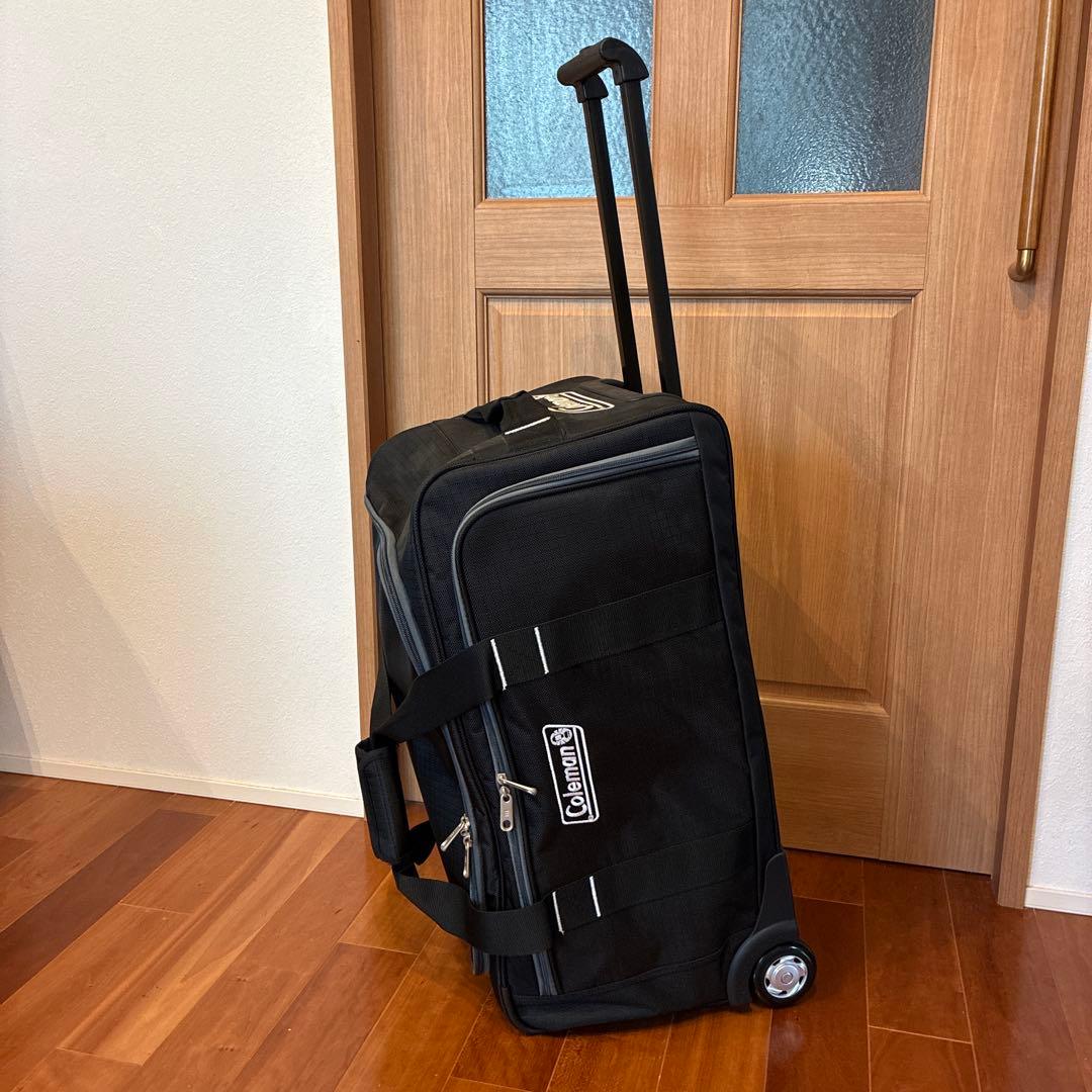 Coleman ボストンキャリーバッグ黒　コールマン　70L 3WAY