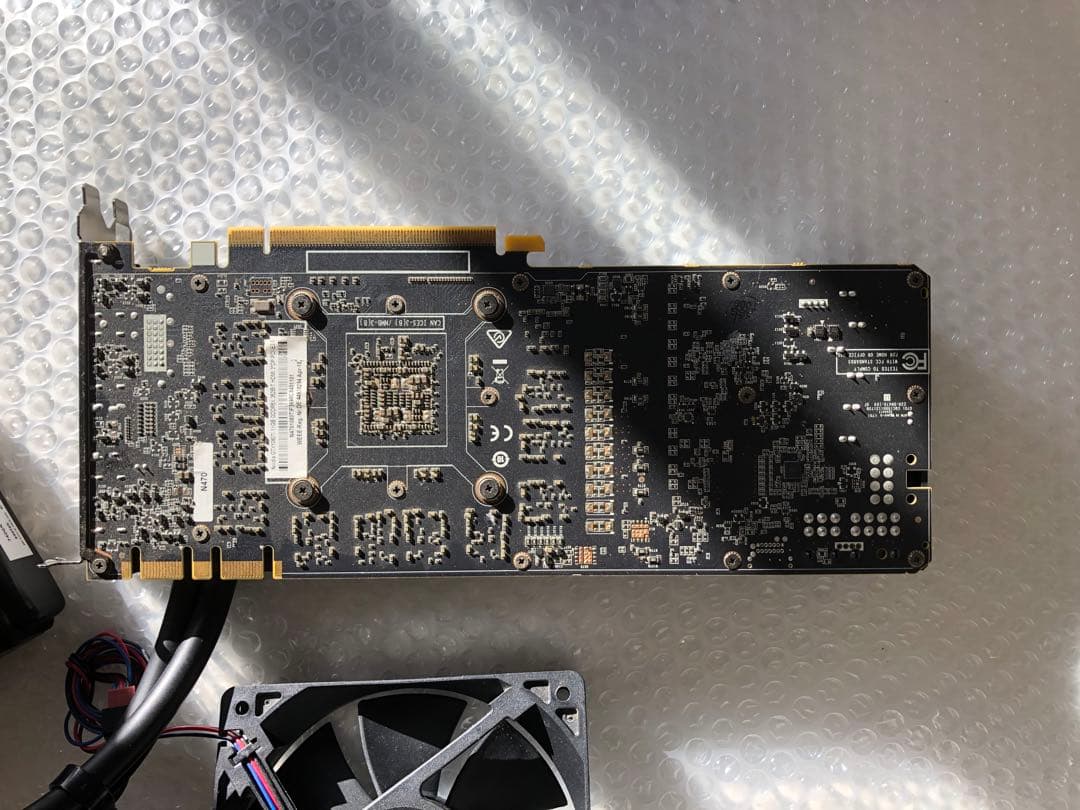 GTX 1080 Ti 11GB 空冷x簡易水冷ハイブリッドグラボ