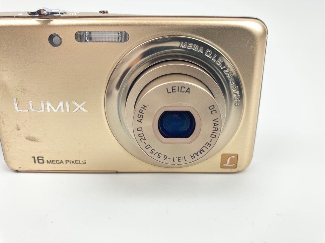 【極美品】Panasonic LUMIX DMC-FH7 シャインゴールド