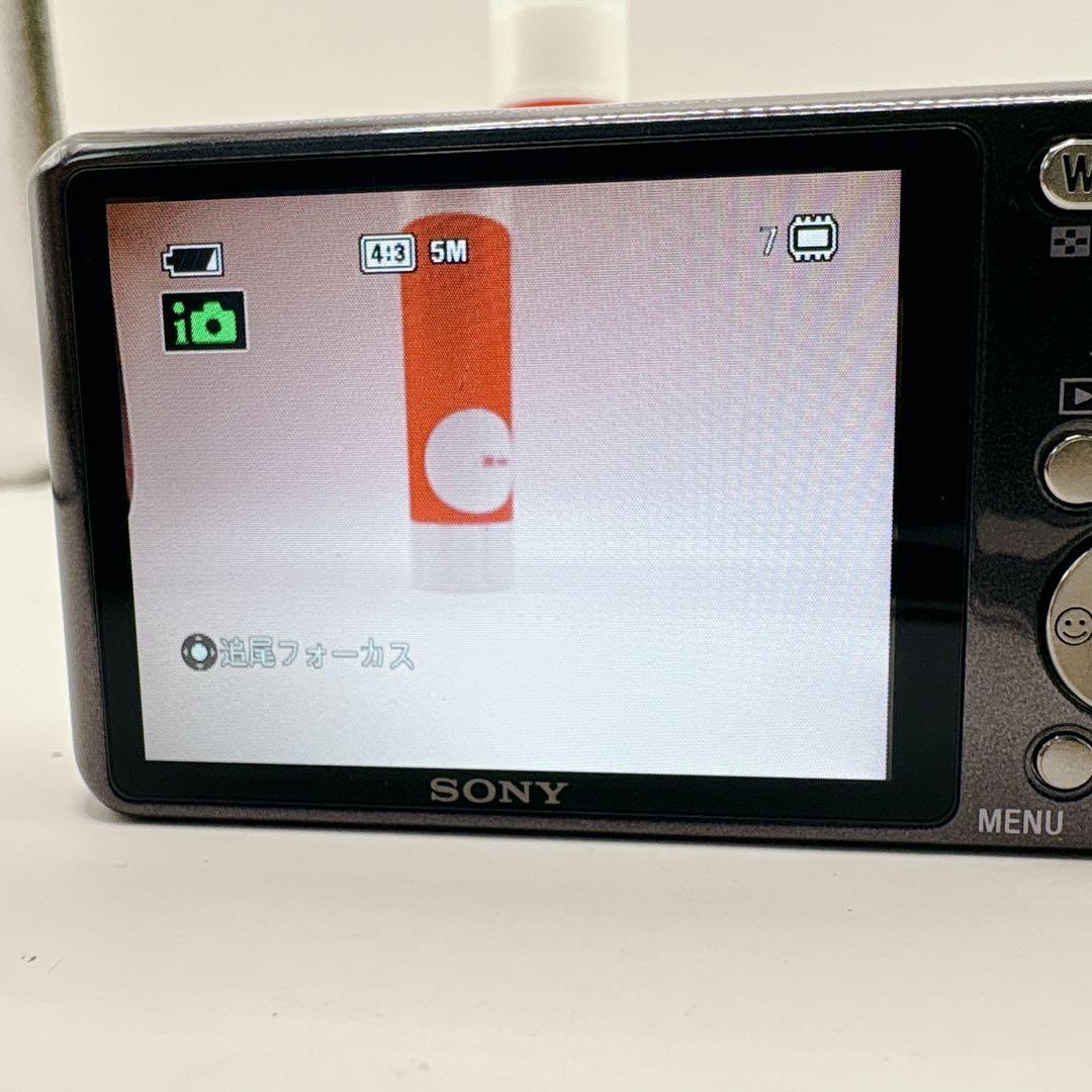【美品】SONY Cyber-Shot DSC-W570 バイオレット パープル