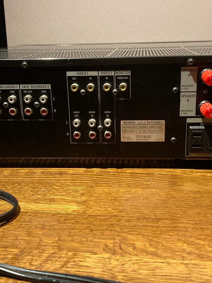 【SONY TA-F333ES・プリメインアンプ・動作良品】
