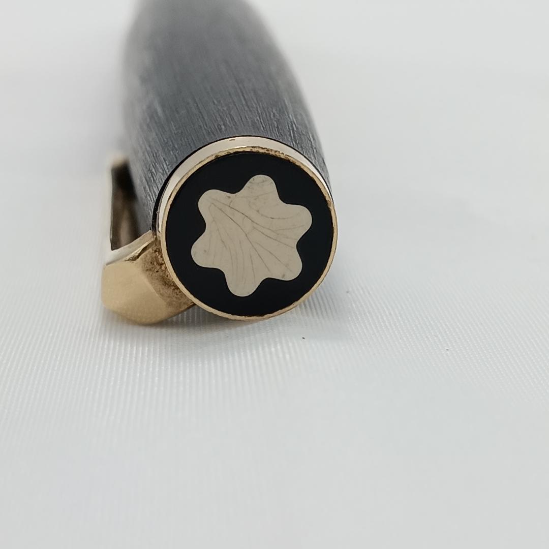 筆記確認済 Mont Blanc 220 木目調 ペン先 585 14K 万年筆