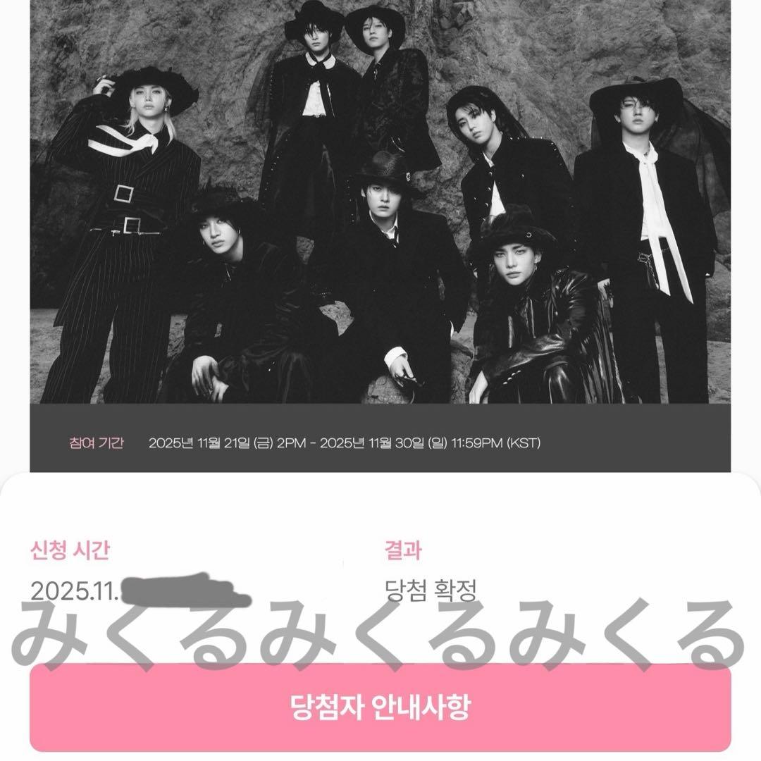 straykids トレカ　ヒョンジン　do it ストリーミング スミン　当選