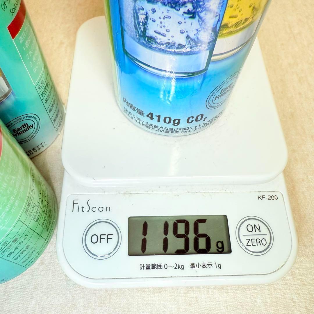 10_94850_限定セール！ソーダストリームガスシリンダー　満タン3本